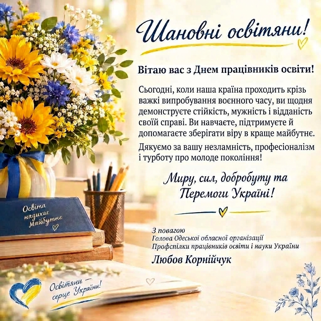 З Днем працівників освіти!